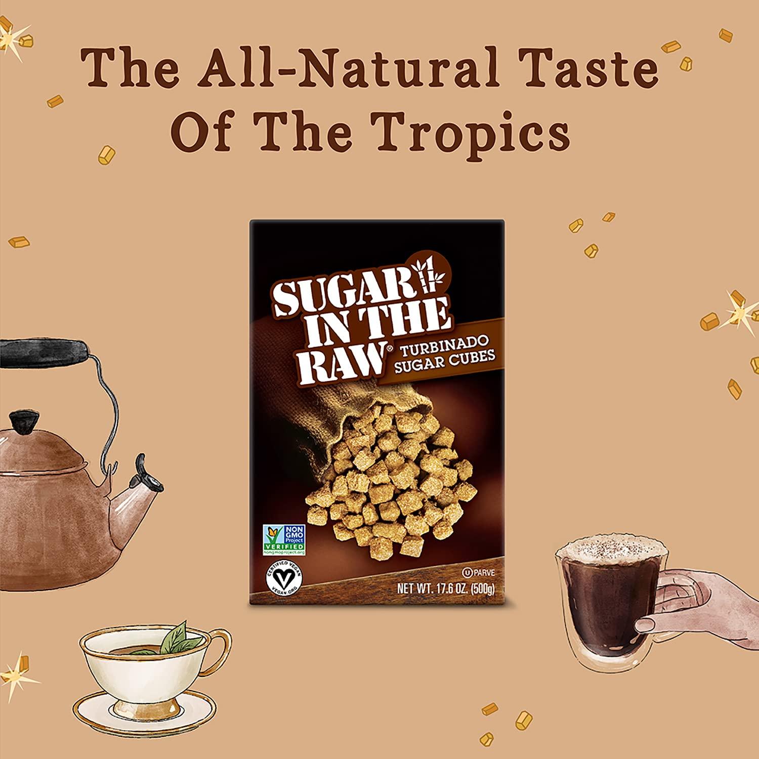 image:imageSugar In The Raw Granulated Turbinado Cane Sugar On The Go Packets No Erythritol Pure Natural Sweetener Hot amp Cold Drinks Coffee Baking Vegan GlutenFree NonGMO 200 Count Packets 2Pack25 Count 176 oz Pack of 2
