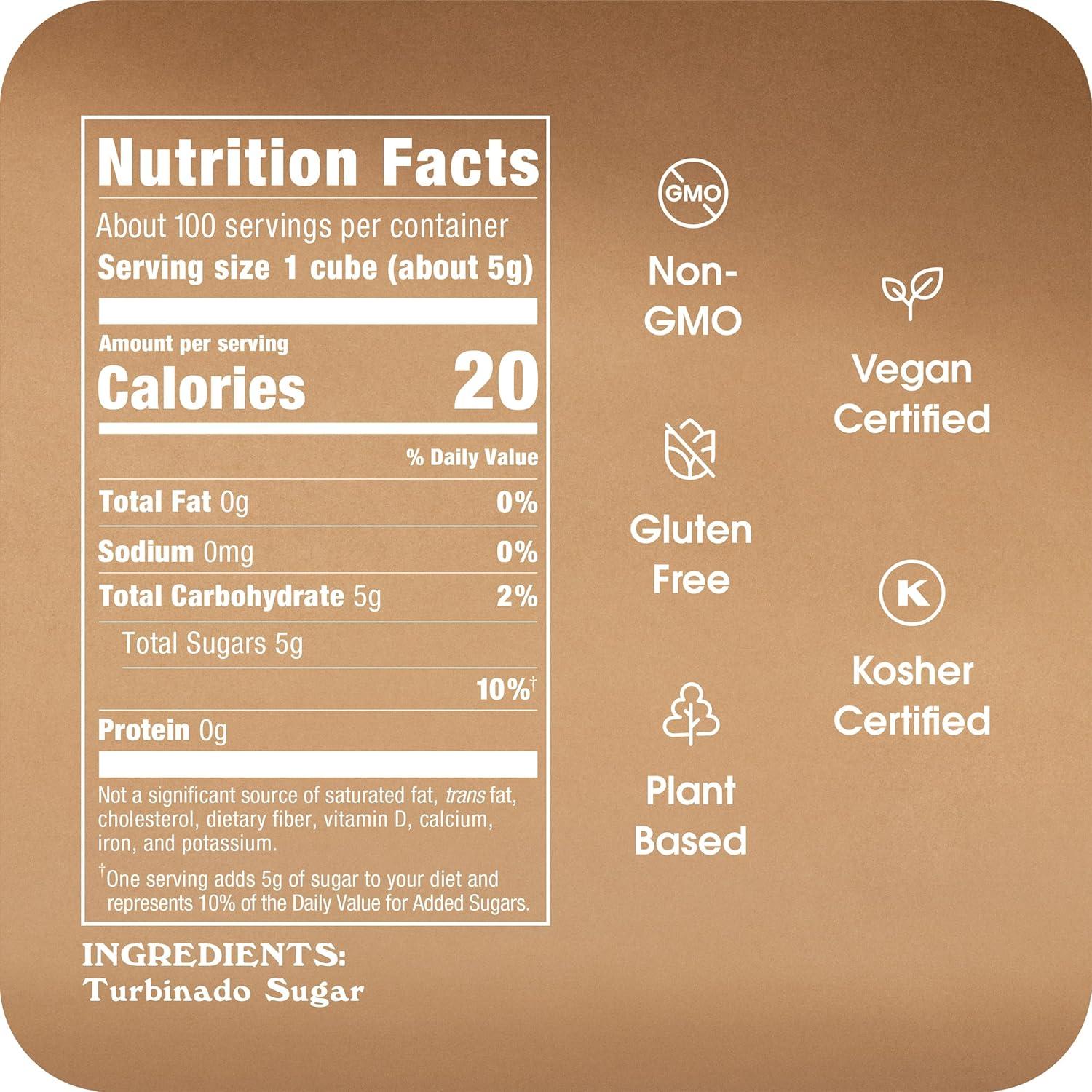 image:imageSugar In The Raw Granulated Turbinado Cane Sugar On The Go Packets No Erythritol Pure Natural Sweetener Hot amp Cold Drinks Coffee Baking Vegan GlutenFree NonGMO 200 Count Packets 2Pack176 Ounce Pack of 12