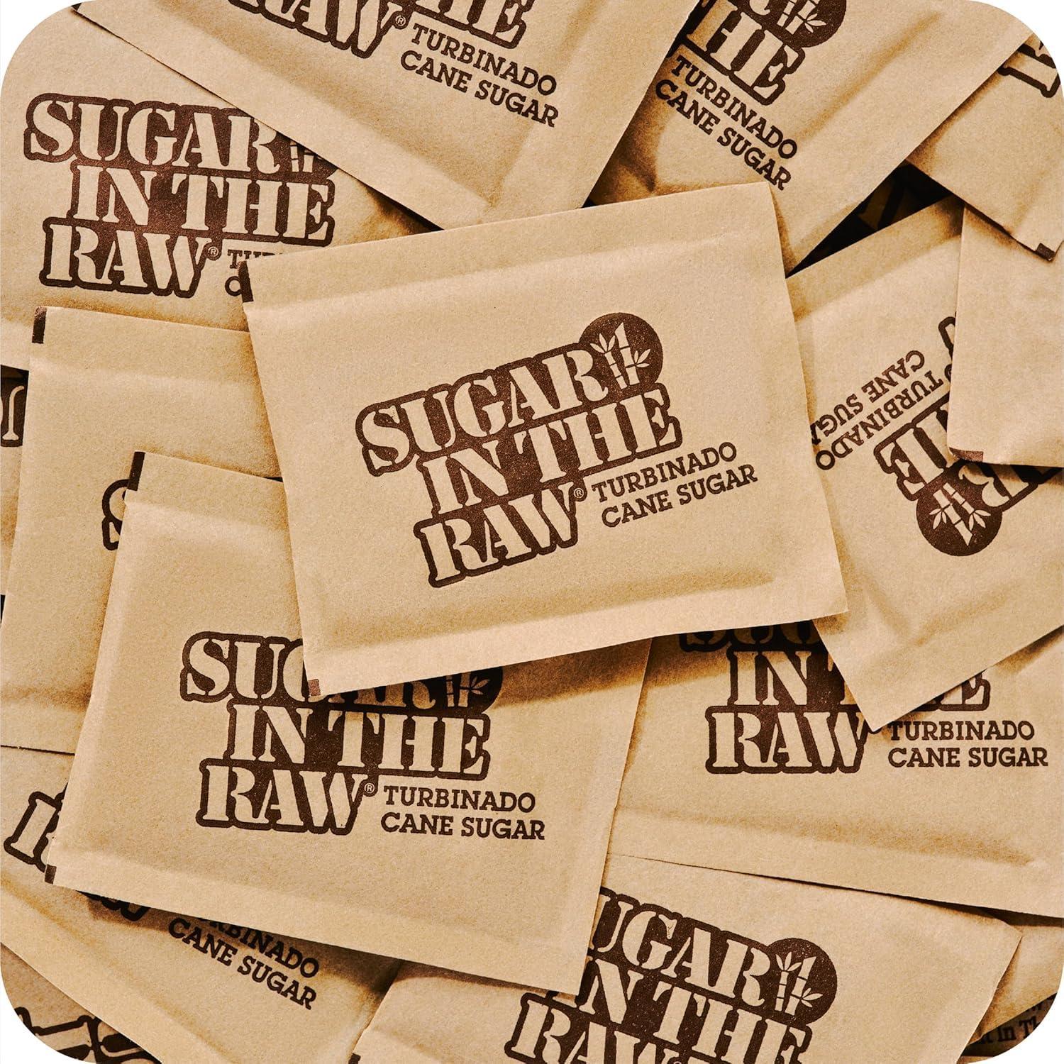 image:imageSugar In The Raw Granulated Turbinado Cane Sugar On The Go Packets No Erythritol Pure Natural Sweetener Hot amp Cold Drinks Coffee Baking Vegan GlutenFree NonGMO 200 Count Packets 2Pack1 Ounce Pack of 8