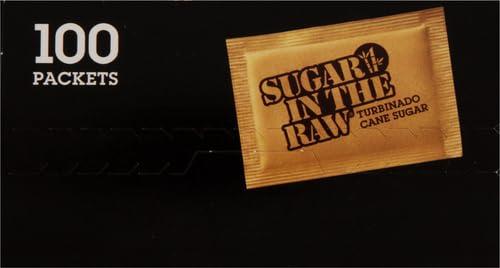 image:imageSugar In The Raw Turbinado Cane Sugar Packets 100 Ct Pure AllNatural Turbinado Sugar NonGMO Project Verified Kosher Vegan and Gluten FreePackets